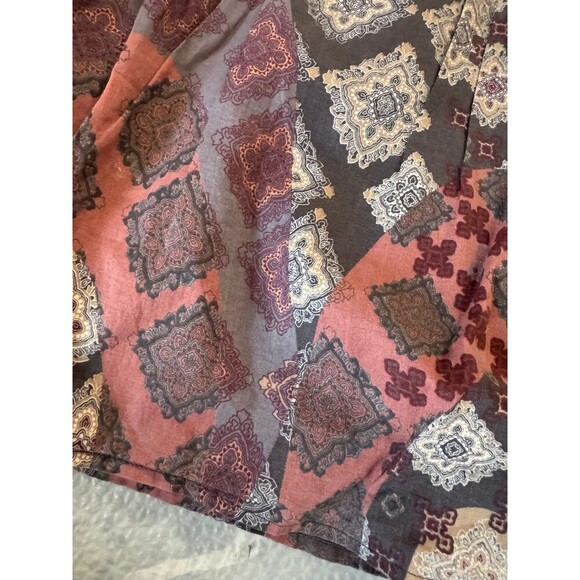 Kimchi Blue Geometric Diamonds Purple Grey Skirt Size Small - Picture 4 of 10